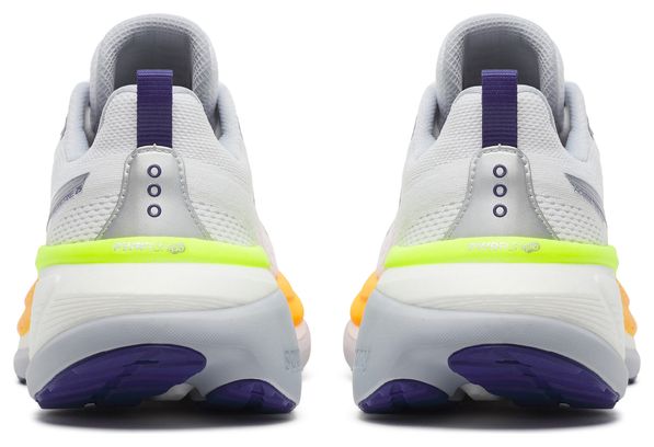 Zapatillas de running Saucony Hurricane 25 Blanco/Naranja Mujer