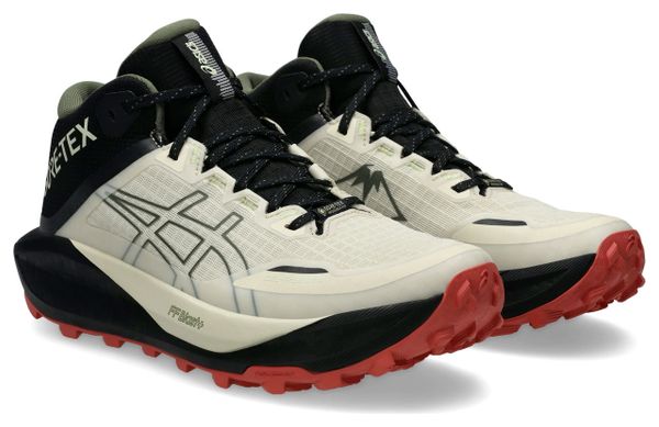 Zapatillas Trail Asics Gel-Trabuco MT GTX Beige/Negro/Rojo Mujer