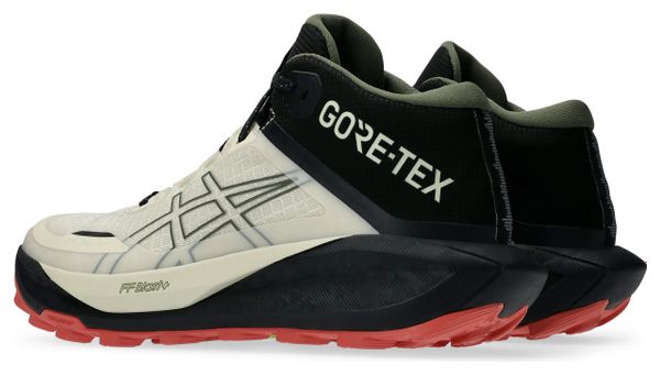 Zapatillas Trail Asics Gel-Trabuco MT GTX Beige/Negro/Rojo Mujer