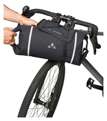 Bolsa de manillar Vaude Trailfront Cage de 10 litros, color negro