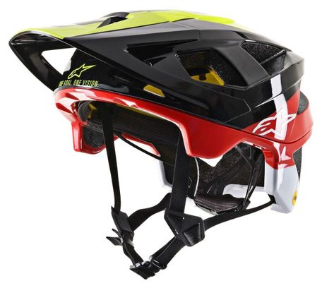 Helm Alpinestars Vector Tech Pilot Mips Schwarz / Gelb / Rot 2019