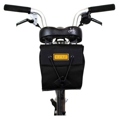 Restrap City Saddle Bag Small para Bicicleta Plegable Negro