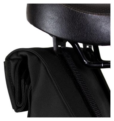 Borsa da sella Restrap City piccola per bici pieghevole nera