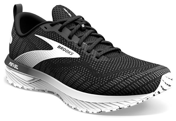 Chaussures de Running Brooks Revel 6 Noir Blanc