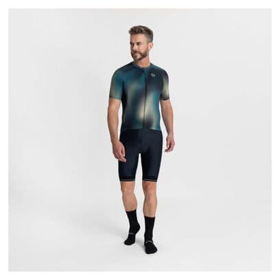 Maillot Manches Courtes Velo Rogelli Halo - Homme - Vert