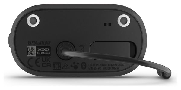 Radar / Éclairage Arrière Garmin Varia eRTL615 pour Vélos Électriques