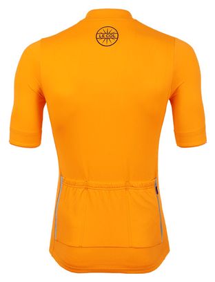 Maillot de manga corta con cuello Hors Categorie II Naranja