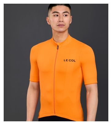 Maillot de manga corta con cuello Hors Categorie II Naranja