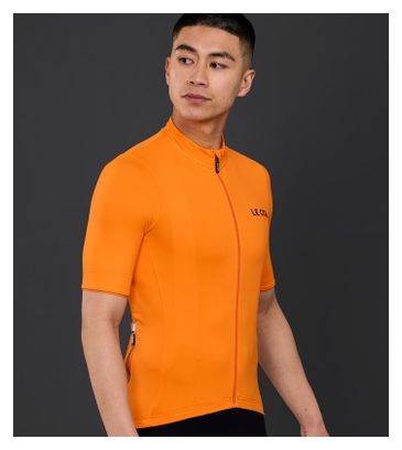 Hors Categorie II Collar Short Sleeve Jersey Orange