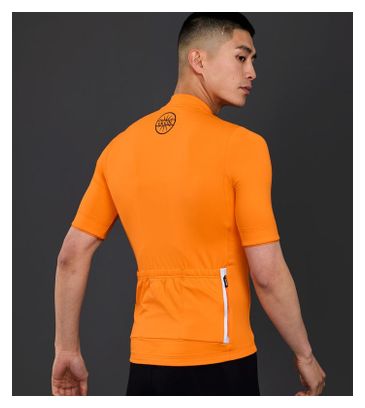 Maillot de manga corta con cuello Hors Categorie II Naranja