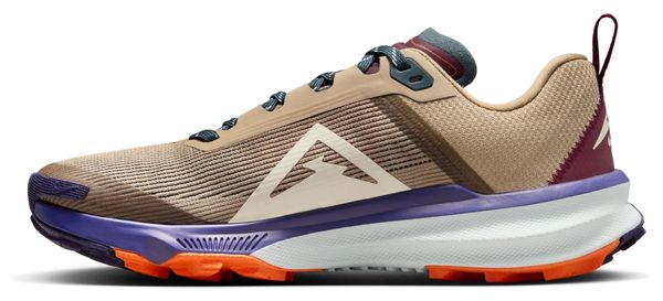 Chaussures de Trail Running Femme Nike React Terra Kiger 9 Beige Bleu Orange