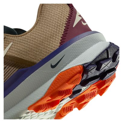 Chaussures de Trail Running Femme Nike React Terra Kiger 9 Beige Bleu Orange