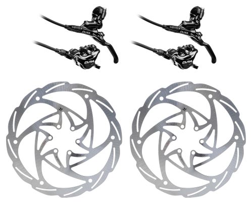 Formula Brakeset Cura Black 2019 with 2 disc 203 mm