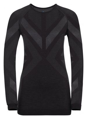 Long Sleeves Jersey Odlo Natural + Kinship Warm Black Women