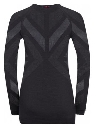 Long Sleeves Jersey Odlo Natural + Kinship Warm Black Women