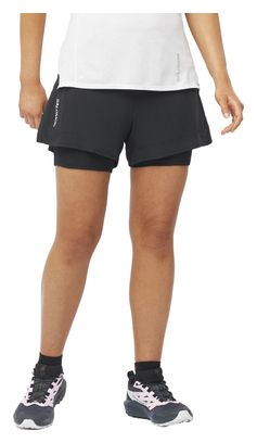 Salomon Sense Aero 2-in-1 Shorts Black Women's