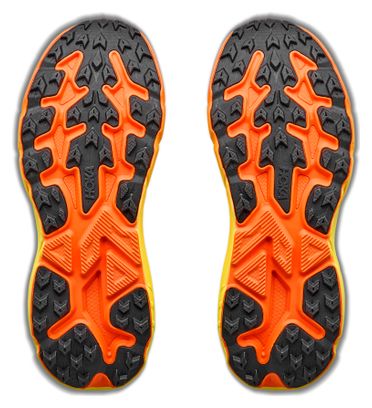 Hoka Challenger 8 Trail Running Shoes, Large, Orange/Yellow, Men's
