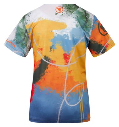 Endura SingleTrack Core Kinder T-Shirt Geel