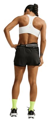 Nike Swift High Support Sports Bra, White, Women's