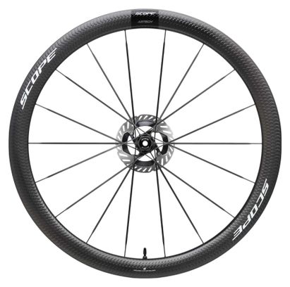 Par de Ruedas Scope Artech 4 Disc 700mm | 12x100 - 12x142mm | Centerlock | Negro/Blanco