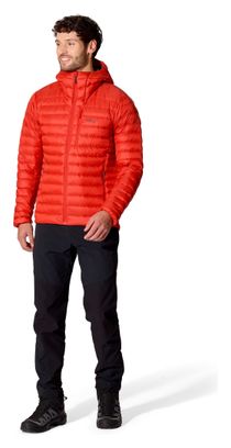RAB Microlight Alpine Hoody rode heren-donsjas