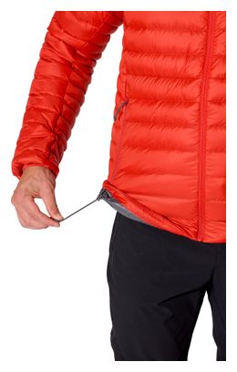 RAB Microlight Alpine Hoody rode heren-donsjas
