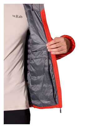 RAB Microlight Alpine Hoody rode heren-donsjas