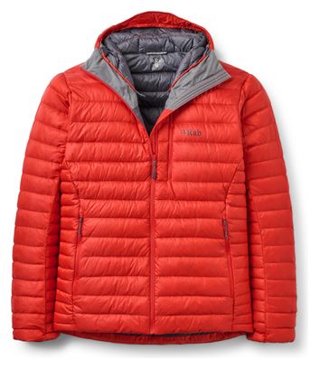 RAB Microlight Alpine Hoody rode heren-donsjas