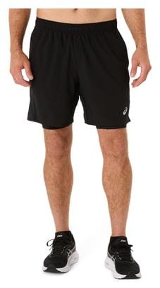 Pantaloncini Asics Core Run 7in Black Uomo 2 in 1