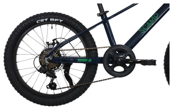 Scamp TallFox Shimano Tourney 7V 20'' Blu MTB semirigida per bambini