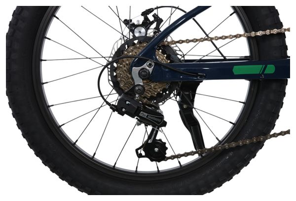 Scamp TallFox Shimano Tourney 7V 20'' Blu MTB semirigida per bambini