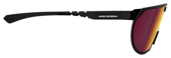 Lunettes Aerotrail Noir Brillant / Miroir Rouge Scicon Sports