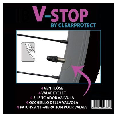 CLEARPROTECT Patchs Anti-Vibration Pour Valves V-STOP 