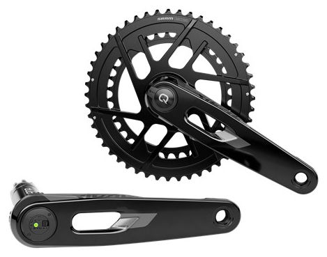 Pedivella Sensore di potenza Sram Rival E1 DUB 48-35 denti 2x12V (senza scatola) Nero