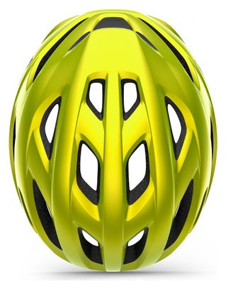 Casque MET Idolo Lime Yellow Metallic Brillant