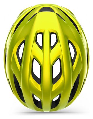 Casque MET Idolo Lime Yellow Metallic Brillant