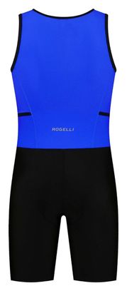 Trifonction Triathlon Manches Courtes Rogelli Florida - Enfant - Bleu/Noir