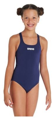 Arena Team Swim Pro Solid Blue Girls One-Piece Swimsuit