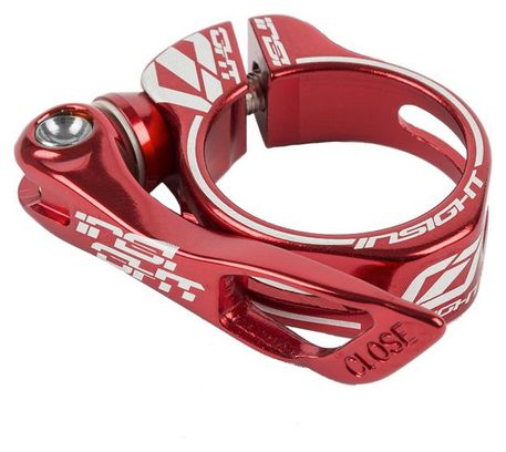 Insight Quick Release Saddle Clamp 31.8mm Red