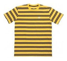 T-Shirt Manches Courtes Odyssey Stitched Monogram Rayé Jaune/Noir