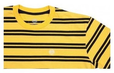 T-Shirt Manches Courtes Odyssey Stitched Monogram Rayé Jaune/Noir