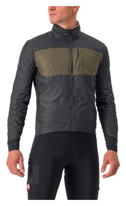 Castelli Unlimited Puffy Long Sleeve Jacket Black/Brown