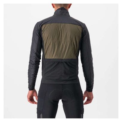 Castelli Unlimited Puffy Long Sleeve Jacket Black/Brown