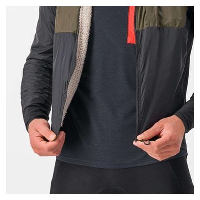 Castelli Unlimited Puffy Long Sleeve Jacket Zwart/Bruin