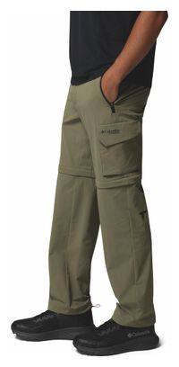 Pantalones convertibles Columbia Silver Ridge Elite verdes para hombre
