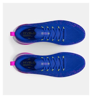 Chaussures de Running Under Armour Velociti 3 Bleu/Rose