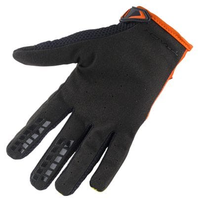 Kenny Track Long Gloves Black/Orange