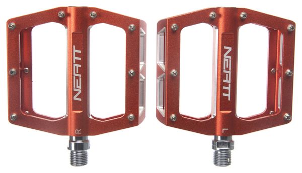 Neatt Attack V2 Flat Pedals 8 Pins Orange