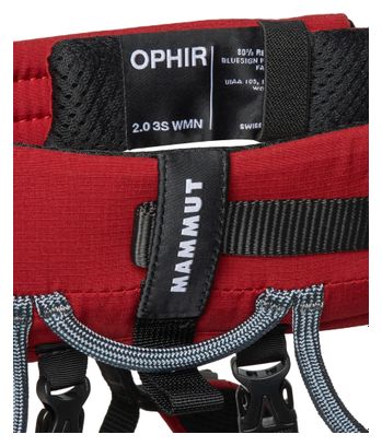 Baudrier Mammut Ophir 3 Slide 2.0 Rouge Femme