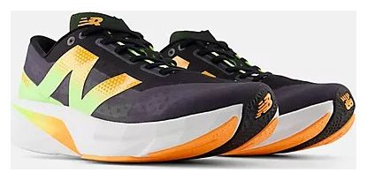 Chaussures Running New Balance FuelCell Rebel v4 Noir/Orange Homme